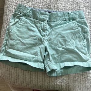JCrew size 0 and 2 chino shorts- set of 2